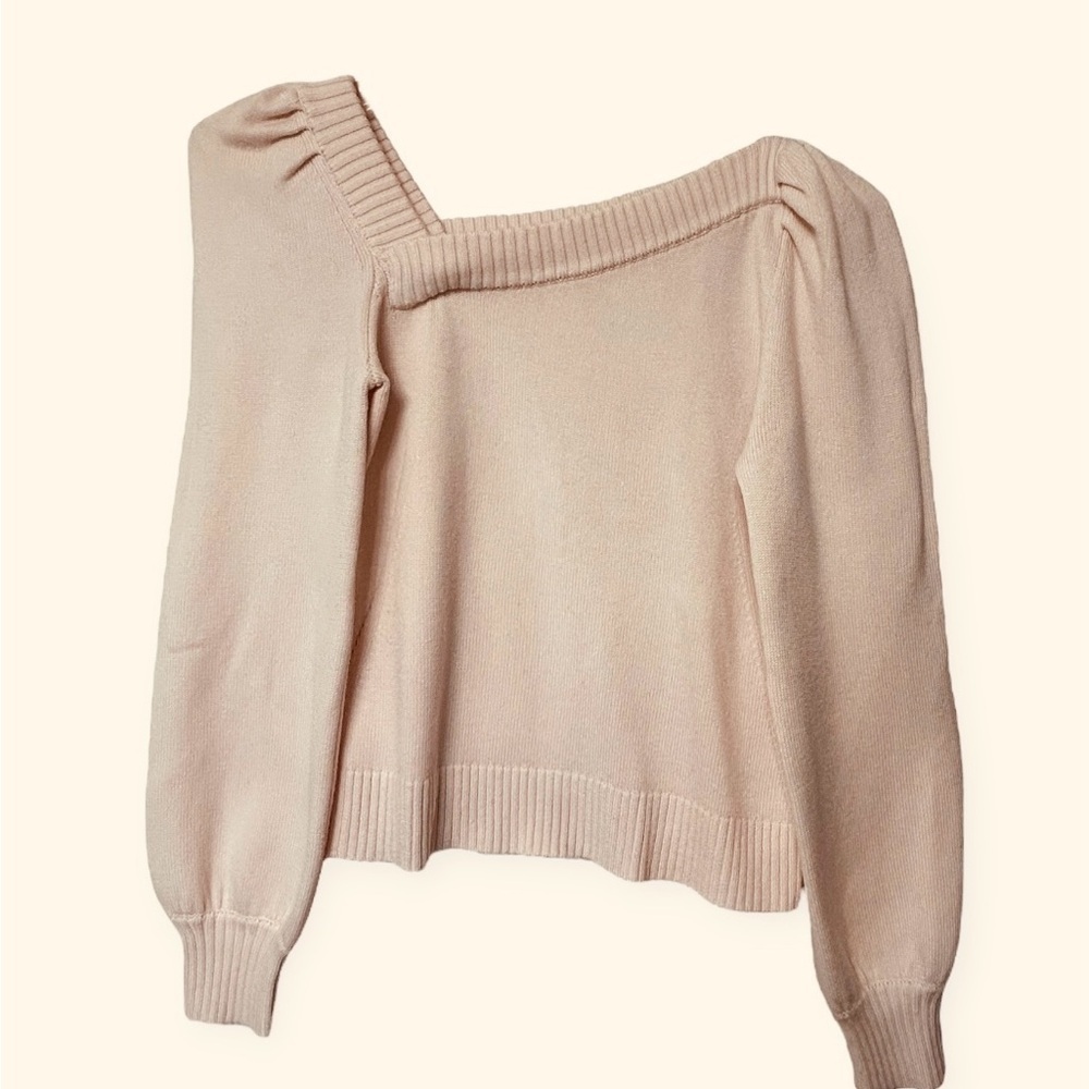 Marissa Webb baby pink Dixie puff sleeve sweater - Picture 7 of 10
